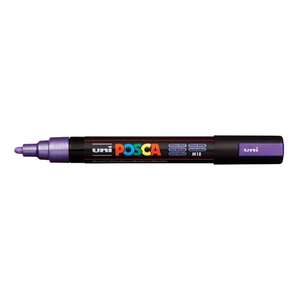 Uni Posca PC-5M Medium Marker 1.8-2.5 mm Metallic Violet - Uni