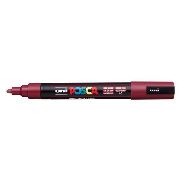 Uni Posca PC-5M Medium Marker 1.8-2.5 mm Red Wine - 1