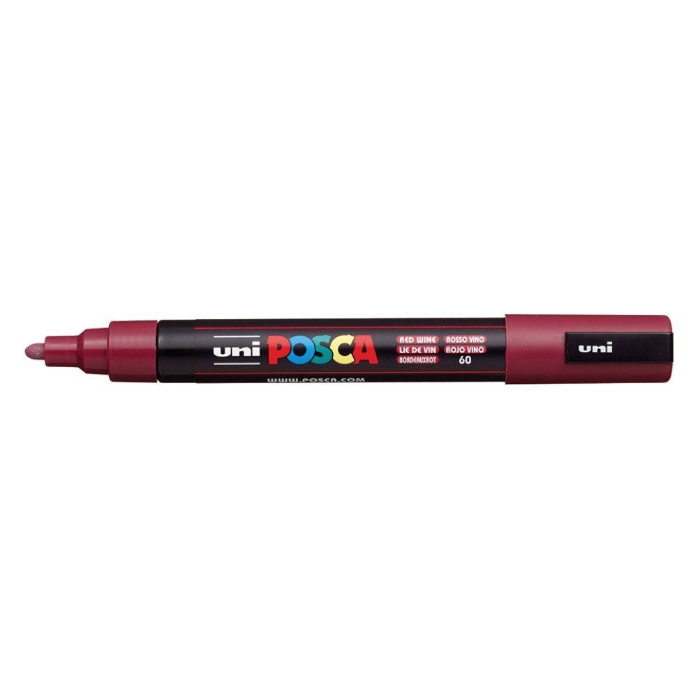 Uni Posca PC-5M Medium Marker 1.8-2.5 mm Red Wine