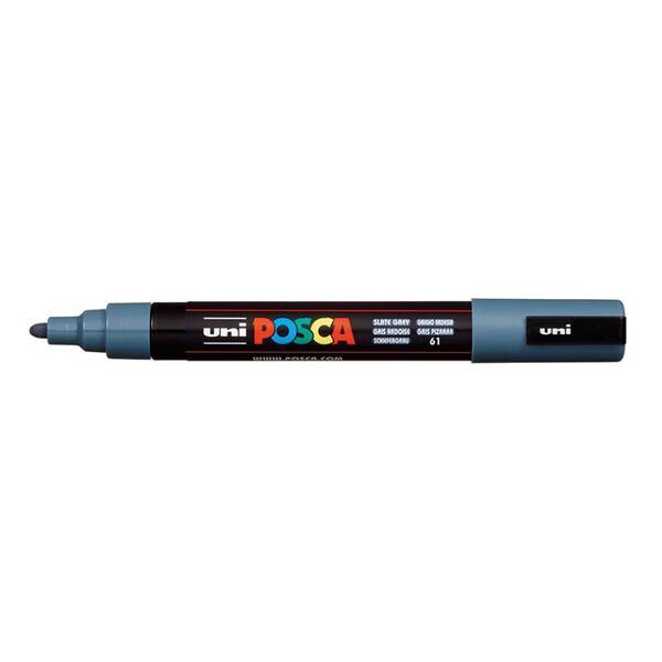 Uni Posca PC-5M Medium Marker 1.8-2.5 mm Slate Grey - 1