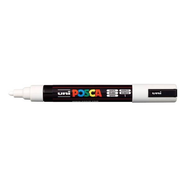 Uni Posca PC-5M Medium Marker 1.8-2.5 mm White