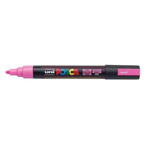 Uni Posca PC-5M Medium Marker 1.8-2.5 mm Fluorescent Pink