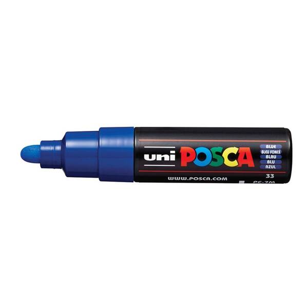 Uni Posca PC-7M Large Marker 4.5-5.5 mm Blue - 1