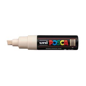 Uni Posca PC-8K Broad Chisel Tip Marker 8.0 mm Beige - Uni