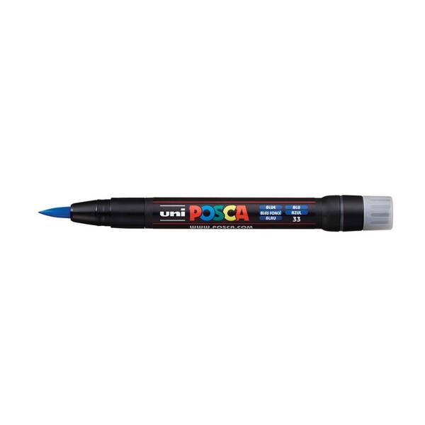 Uni Posca PCF-350 Brush Pen Marker 0.1-10 mm Blue