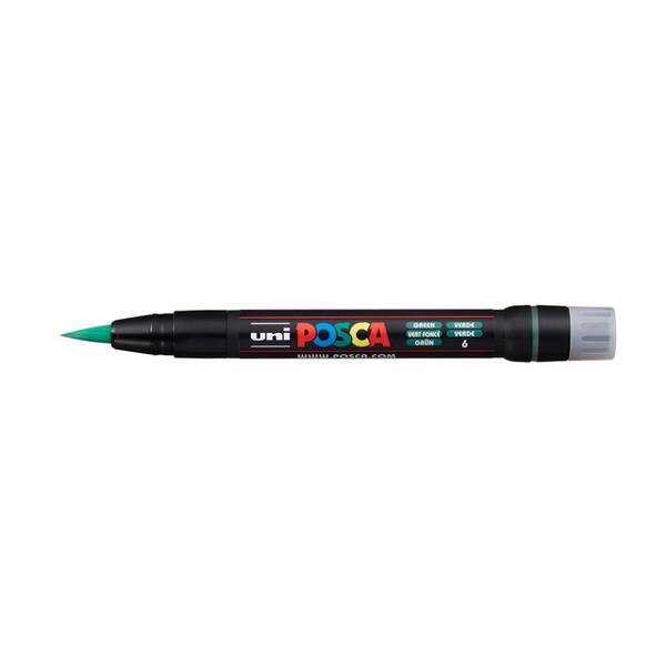 Uni Posca PCF-350 Brush Pen Marker 0.1-10 mm Green