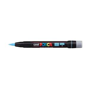 Uni - Uni Posca PCF-350 Brush Pen Marker 0.1-10 mm Light Blue