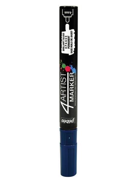 Pebeo 4Artist Yağ Bazlı Marker 4mm Deep Blue - 1