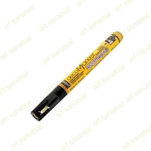 Pebeo - Pebeo Deco Akrilik Marker 1.2mm Flourescent Yellow