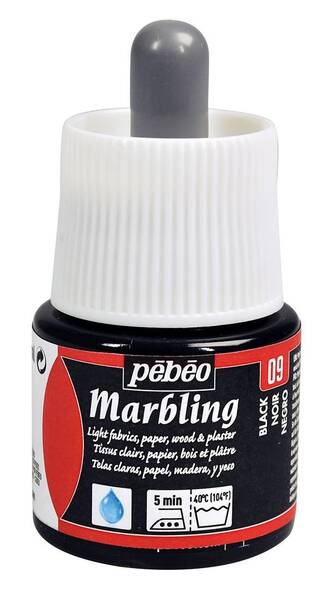 Pebeo Marbling Ebru Boy.45 Ml Şişe Black