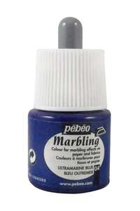 Pebeo - Pebeo Marbling Ebru Boy.45 Ml Şişe Ultramarine Blue