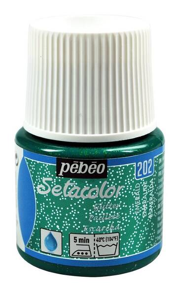 Pebeo Setacolor Glitter 45 Ml Şişe Emerald - 1