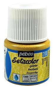 Pebeo - Pebeo Setacolor Glitter 45 Ml Şişe Gold