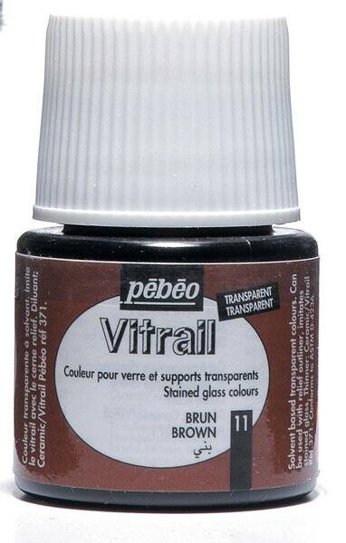 Pebeo Vtrl Solvent Baz Cam Boya 45 Ml Şişe Brown