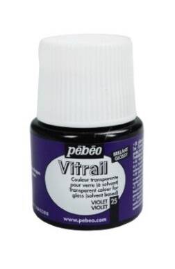 Pebeo Vtrl Solvent Baz Cam Boya 45 Ml Şişe Violet