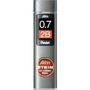Pentel - Pentel Hi-Polymer Ain Stein Kalem Ucu 0,7mm C277-2B
