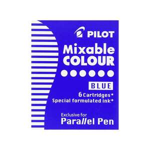 Pilot Parellel Pen Kartuş Mavi 6'lı P3-S6-L - Pilot