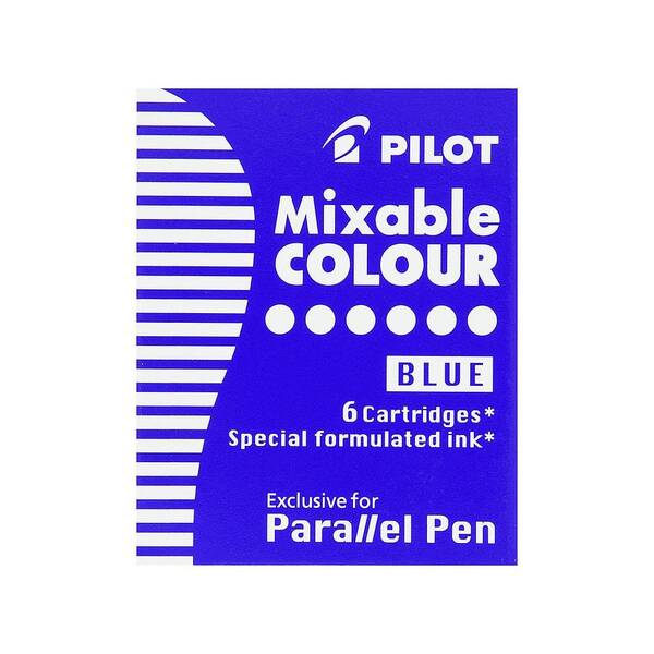 Pilot Parellel Pen Kartuş Mavi 6'lı P3-S6-L - 1