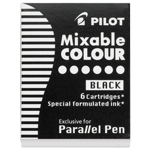 Pilot Parellel Pen Kartuş Siyah 6'lı P3-S6-B