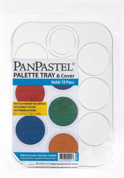 PanPastel Ultra Soft Artist Pastel Boya Tepsisi ve Tutucu Kapak 10'Lu Boş Palet 35010