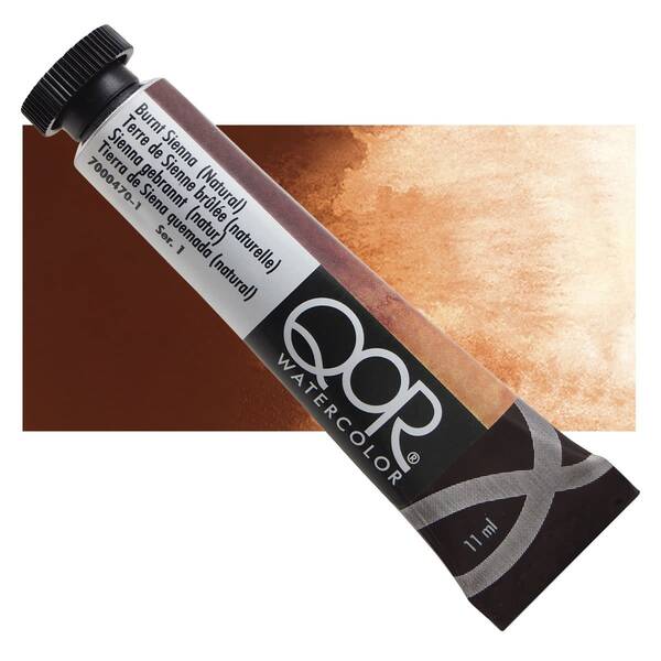 Qor Tüp Suluboya 11 Ml Seri 1 Burnt Sienna Natural - 1