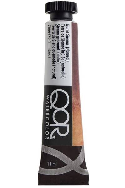 Qor Tüp Suluboya 11 Ml Seri 1 Burnt Sienna Natural - 3