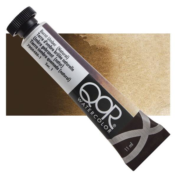 Qor Tüp Suluboya 11 Ml Seri 1 Burnt Umber Natural - 1