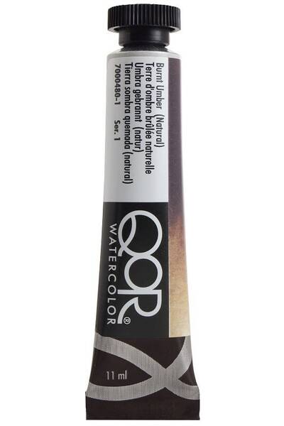 Qor Tüp Suluboya 11 Ml Seri 1 Burnt Umber Natural - 3