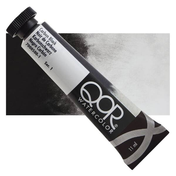 Qor Tüp Suluboya 11 Ml Seri 1 Carbon Black - 1