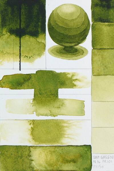 Qor Tüp Suluboya 11 Ml Seri 2 Sap Green - 4