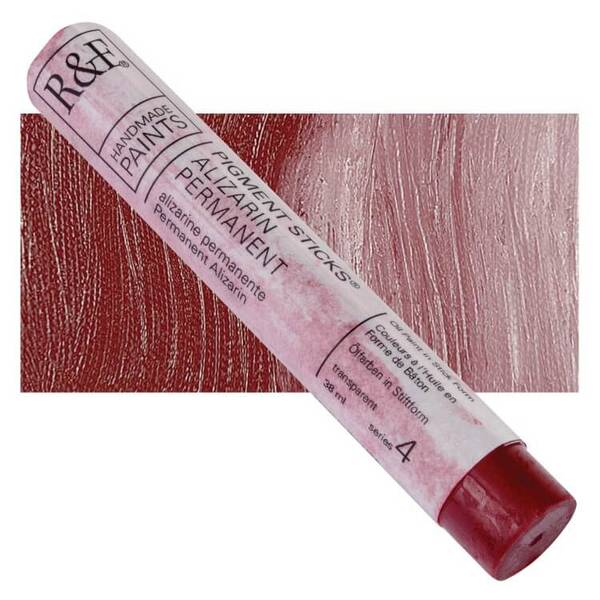 R&F - Pigment Stick 38ml Alizarin Permanent Çubuk Yağlı Boya - 1