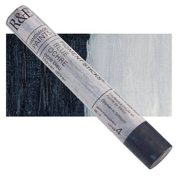 R&F - Pigment Stick 38ml Blue Ochre Çubuk Yağlı Boya - 1