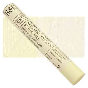 R&F - Pigment Stick 38ml Brilliant Yellow Extra Pale Çubuk Yağlı Boya - R&F