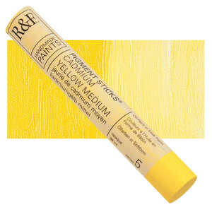 R&F - R&F - Pigment Stick 38ml Cadmium Yellow Medium Çubuk Yağlı Boya