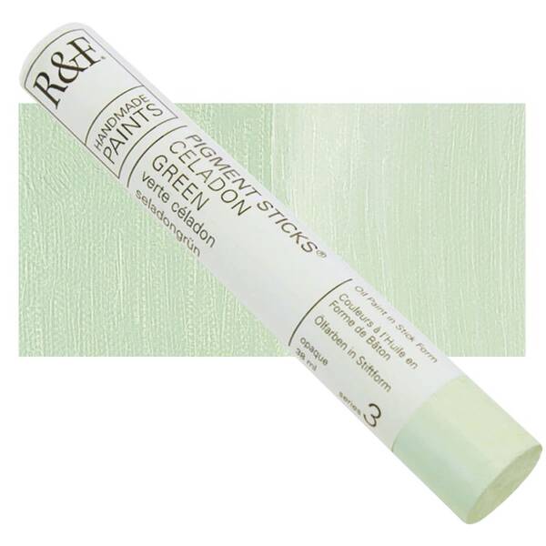 R&F - Pigment Stick 38ml Celadon Green Çubuk Yağlı Boya - 1