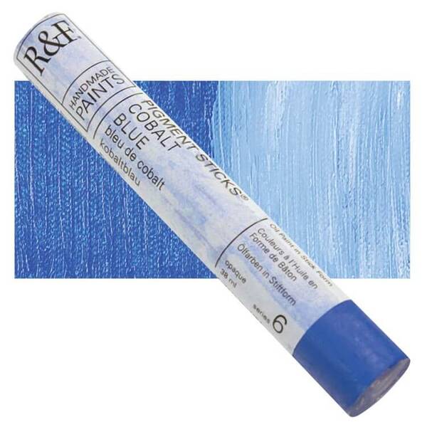 R&F - Pigment Stick 38ml Cobalt Blue Çubuk Yağlı Boya - 1