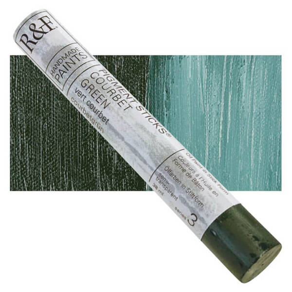 R&F - Pigment Stick 38ml Courbet Green Çubuk Yağlı Boya - 1