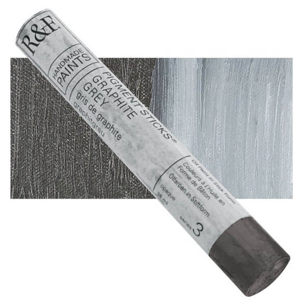 R&F - Pigment Stick 38ml Graphite Grey Çubuk Yağlı Boya - 1