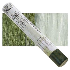 R&F - R&F - Pigment Stick 38ml Green Earth Çubuk Yağlı Boya
