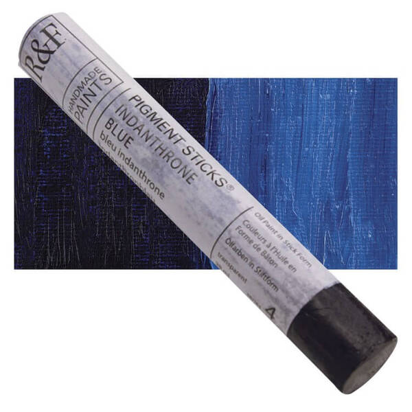 R&F - Pigment Stick 38ml Indanthrone Blue Çubuk Yağlı Boya - 1