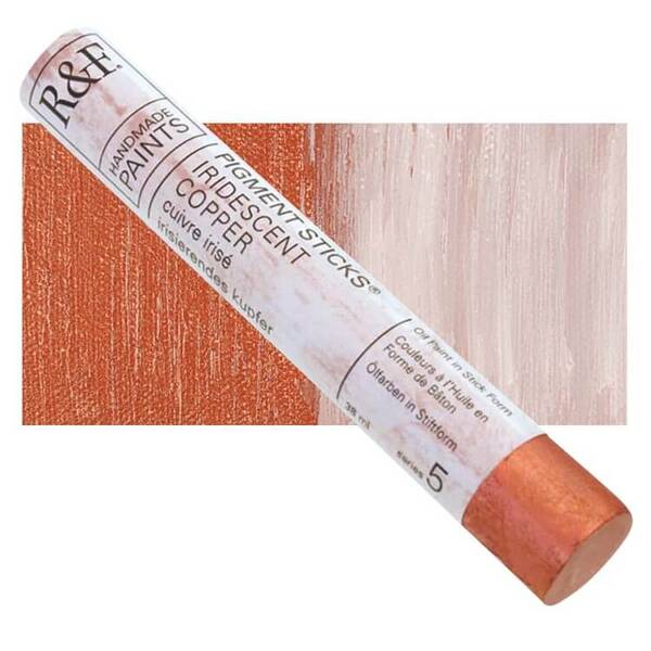 R&F - Pigment Stick 38ml Iridescent Copper Çubuk Yağlı Boya - 1