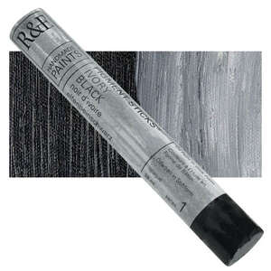R&F - Pigment Stick 38ml Ivory Black Çubuk Yağlı Boya - R&F