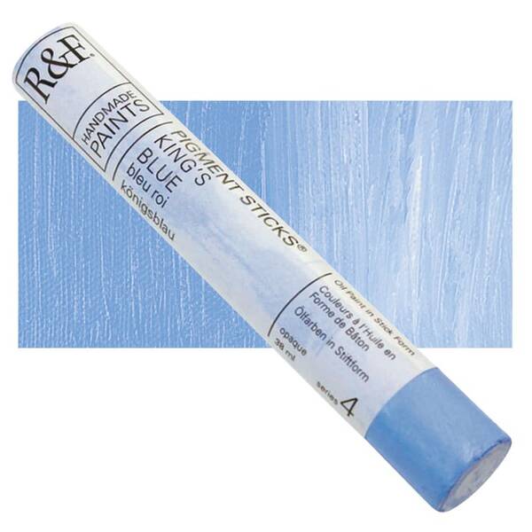 R&F - Pigment Stick 38ml Kings Blue Çubuk Yağlı Boya - 1