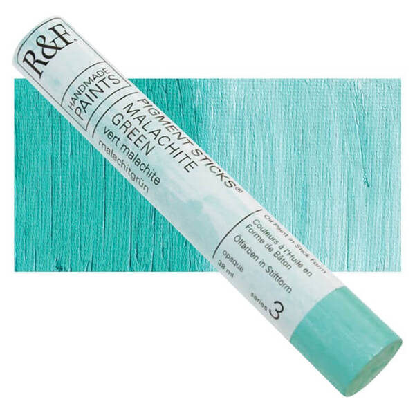 R&F - Pigment Stick 38ml Malachite Green Çubuk Yağlı Boya - 1