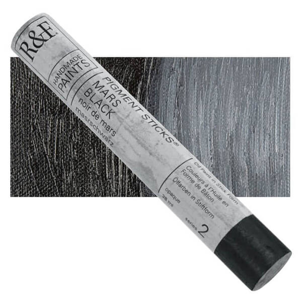 R&F - Pigment Stick 38ml Mars Black Çubuk Yağlı Boya - 1