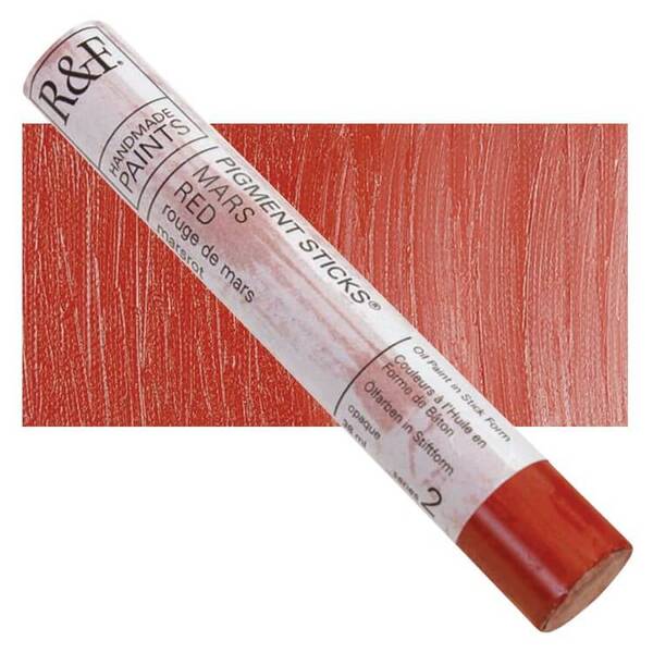 R&F - Pigment Stick 38ml Mars Red Çubuk Yağlı Boya - 1