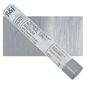R&F - R&F - Pigment Stick 38ml Neutral Grey Medium Çubuk Yağlı Boya