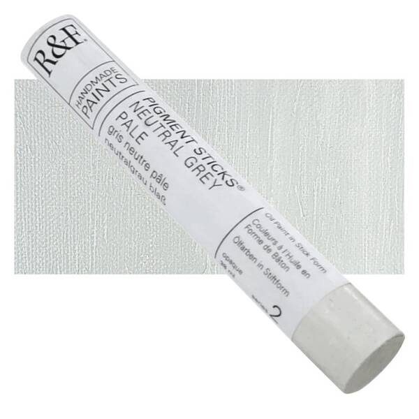 R&F - Pigment Stick 38ml Neutral Grey Pale Çubuk Yağlı Boya - 1