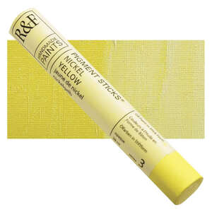 R&F - R&F - Pigment Stick 38ml Nickel Yellow Çubuk Yağlı Boya