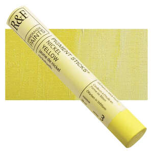 R&F - Pigment Stick 38ml Nickel Yellow Çubuk Yağlı Boya - R&F